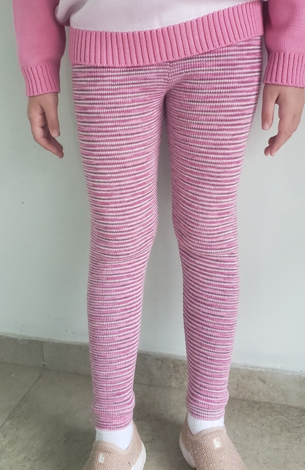Calça Legging Infantil Menina em Malha Básica