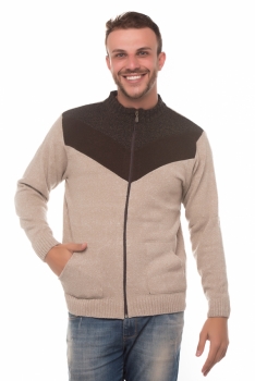 jaqueta tricot masculina