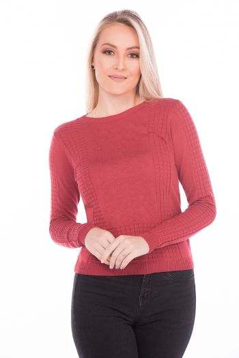 Básica modal feminina em tricot